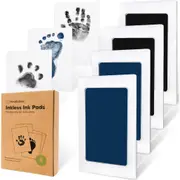 KeaBabies 4-Pack Inkless Ink Pads in Jet Navy at Nordstrom, Size Large