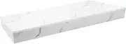 Display Stand Base Square Display Pedestal Stand,White Square Large Cylinder Tables,Party Event Decor Platform Base Stands,No Laborious Assembly Model Display Stand(120x40x10cm)