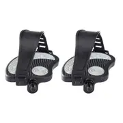 Exercise Bike Pedals With Spin Bike And Indoor Stationary Exercise Bike, 9/16inch Black