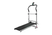 FitnessLab Manual Treadmill Foldable Incline Exercise Fitness Walk Machine Home Gym
