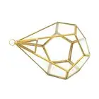 Tabletop Irregular Glass Geometric Terrarium Box Desktop Display Planter