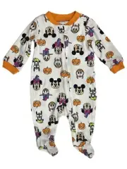 Disney Infant Girls Mickey Minnie & Friends Halloween Sleeper Pajamas