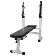 Vidaxl Fitness Workout Bench Straight Weight cotton Weights Benches