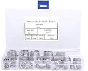 35pcs Car Drain Plug Thread Repair Insert Kit, Tap Insertion Tool Set, Stainless Steel Material, Includes Multiple Sizes for Metric and Inch Threaded Hole Conversion