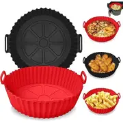 Air Fryer Silicone Liners Air Fryer Silicone Pot Reusable Silicone Air Fryer Lin