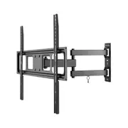 Goobay TV Wall Mount Bracket BASIC Swivels Tilts Extends Double Arm Full Motion 37-70 Inches