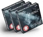 MUSCELL Electric Guitar Strings Handmade Nickel Plated Hex Steel Colorful Ball End-3 Packs-6 String-Custom Light 09-46