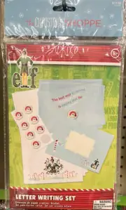 Elf Christmas Letter Writing Sheets & Envelopes Set ELF Movie Buddy Will Ferrell