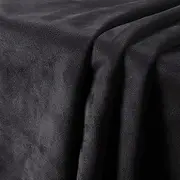 SBWLKJ Black Suede Fabric Double-Side Upholstery Suede Material 64" Wide by 96" Soft Smooth for Cushion Sofa Pillows Repair, Car Headliner Replacement, Home Décor DIY Project