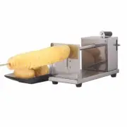 Potato Slicer Chips Cutter Manual Tornado Potato Machine Stainless Steel Spiral