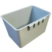 Bulk Cage Cups 104pcs Gray 2 Quart Large Hanging Water Feed Cage Cups Chicken