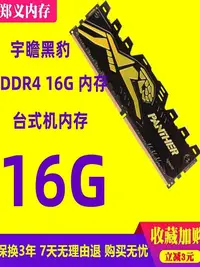 在飛比找Yahoo!奇摩拍賣優惠-宇瞻黑豹8G 16G DDR4 2400 2666 3000