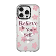iPhone 16 Pro Clear Case MagSafe Compatible Believe In Yourself