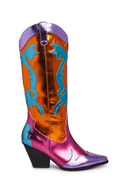 Hot Swagger Cowboy Boots - Orange
