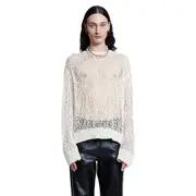 [JIL SANDER] JIL SANDER MAN WHITE KNITWEAR White