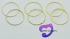 (22mm) SOLID 9ct YELLOW GOLD Hinged Sleeper Earring (MADE IN AUSTRALIA)