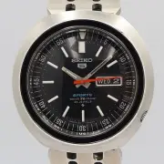 Seiko 6106 6040 Seiko 5 Sports Automatic Day Date Vintage Rare Men's Watch