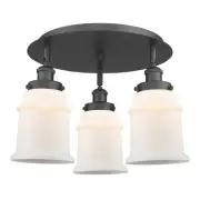 Innovations Lighting 916-3C-11-18 Canton Flush Canton 3 Light - White