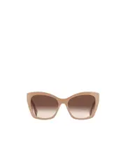 Geometrically framed sunglasses 55 Nude