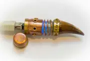 Handmade USB Flash drive 1TB 3.2 Dinosaur teeth fossil steampunk glow in dark