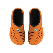 FOCO NFL Men's Miami Dolphins Sherpa Lined Big Logo Clogs