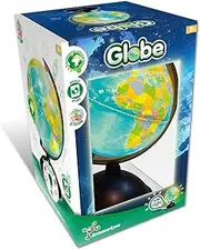 Science4you - Light Up Interactive Globe With World Map for Kids 8+ Years - Map Games, Atlas, Geography Gifts - Educational Toys for 8-12 Years