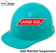 MSA Skullgard Large Cap Style with Ratchet Suspension - Custom Painted Teal