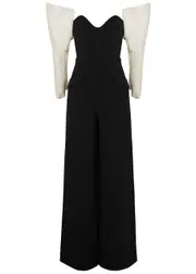 Nafsika Skourti Cute Intentions Strapless Jumpsuit - Black - 14 14