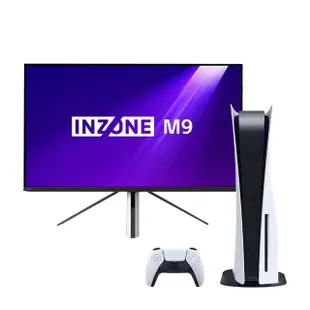 【SONY 索尼】PS5 光碟版主機+【SONY 索尼】INZONE M9 27吋 4K 144Hz 電競螢幕