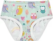 [Caihoyu] Girls' Briefs Girls' Hipster Triangle Panties Organic Underpants for Toddlers in Sizes 2T,3T, 4T, 5T, 6Y and 8Y