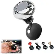 Car Joystick Starter, Car One-Button Start Rocker, Car Push Start Button Cover, Car Start Rocker, Car One-Touch Start Button Rocker, Engine Start Stop Button Cover (Silver)