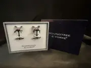 Fly Cufflinks Roundtree & Yorke Unique Quirky Bug Insect Silver Plated NIB