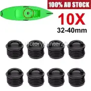 10x 32-40cm Black Kayak Boat Scupper Plugs Ocean Canoe Bungs Drain Holes Stopper