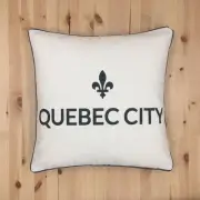 Quebec City With Feather Insert Pillow