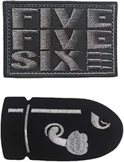 [YOYUMI] Tactical Morale Patches Fbome Embroidered Cloth Patch Shark Missile Hook and Loop Armband Morale Chapter Backpack DIY Patch