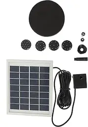 BESPORTBLE Solar Fountain Pump Water Feature for Garden Outdoor Decorative Pond Pump Solar-powered Decorative Fountain Set Pool Decor