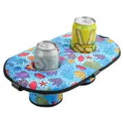 Multipurpose Floating Tray for Drinks Snacks and Small Items in the Pool