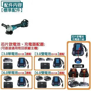 日本進口 MAKITA 牧田 18V 充電式砂輪機 100mm 4吋