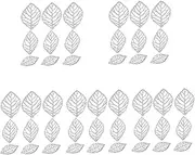 COHEALI Pcs Leaf Charms for Jewelry Making Decorative Hanging Charms DIY Jewelry Beads Leaf Beads