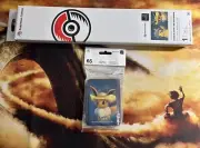 Pokémon Center Van Gogh Museum Pikachu & Eevee Playmat + Eevee Sleeves - New