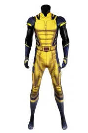 Deadpool 3 Wolverine Jumpsuit Bodysuit shoulder armor Cosplay Costume Halloween