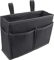 Sugaroom Bedside Storage Caddy, Bunk Bed Organizer Bed Storage Pocket Bedside Organizer Hanging Bed Storage Caddy for College Dorm Room, Hospital Bed Rails, Baby Bed, Camp