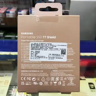 SAMSUNG 三星 T7 Shield 1T 1TB USB3.2 Gen2 防水 防塵 防摔 移動式固態硬碟 SSD