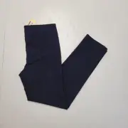 $135 New PURE AMICI Navy Ankle Pants Women's Size SMALL Rayon Nylon Blend USA
