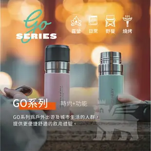 STANLEY 真空保溫瓶 0.47L 錘紋綠 GO系列