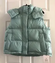 New Lululemon Wunder Puff 600-Down-Fill Cropped Vest Size 6 Frosted Jade - FRSJ