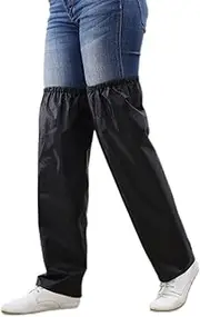 [Generic] Easy-to-Wear Rainproof Leg Apron Legs Dry And Clean Lightweight And Portable PVC Rainproof Leg Cover Waterproof Gaiters