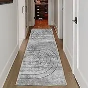 Heavy Duty Carpet Runner 100cm-6m - Non-Fade Rug for Kitchen, Hallway, Stairs with Washable Anti-Slip Backing,0.8m x 6m