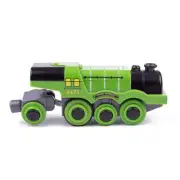 BigJigs - Rail Flying Scotsman Battery Powered Wooden Railway Toy Train (BJT306)
