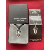 在飛比找蝦皮購物優惠-GEORG JENSEN 喬治傑生 2005 年度項鍊 銀石